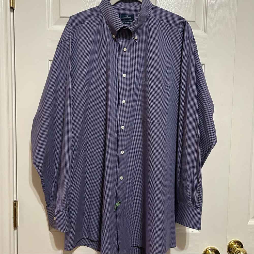 Dockers Purple Long Sleeved Shirt
